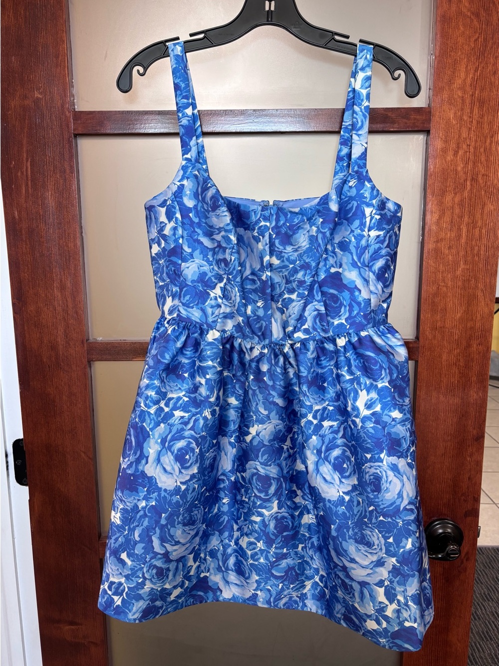 Sachin + Babi “Cora” Blue Floral Dress